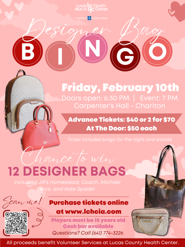 2023 Designer Bag Bingo